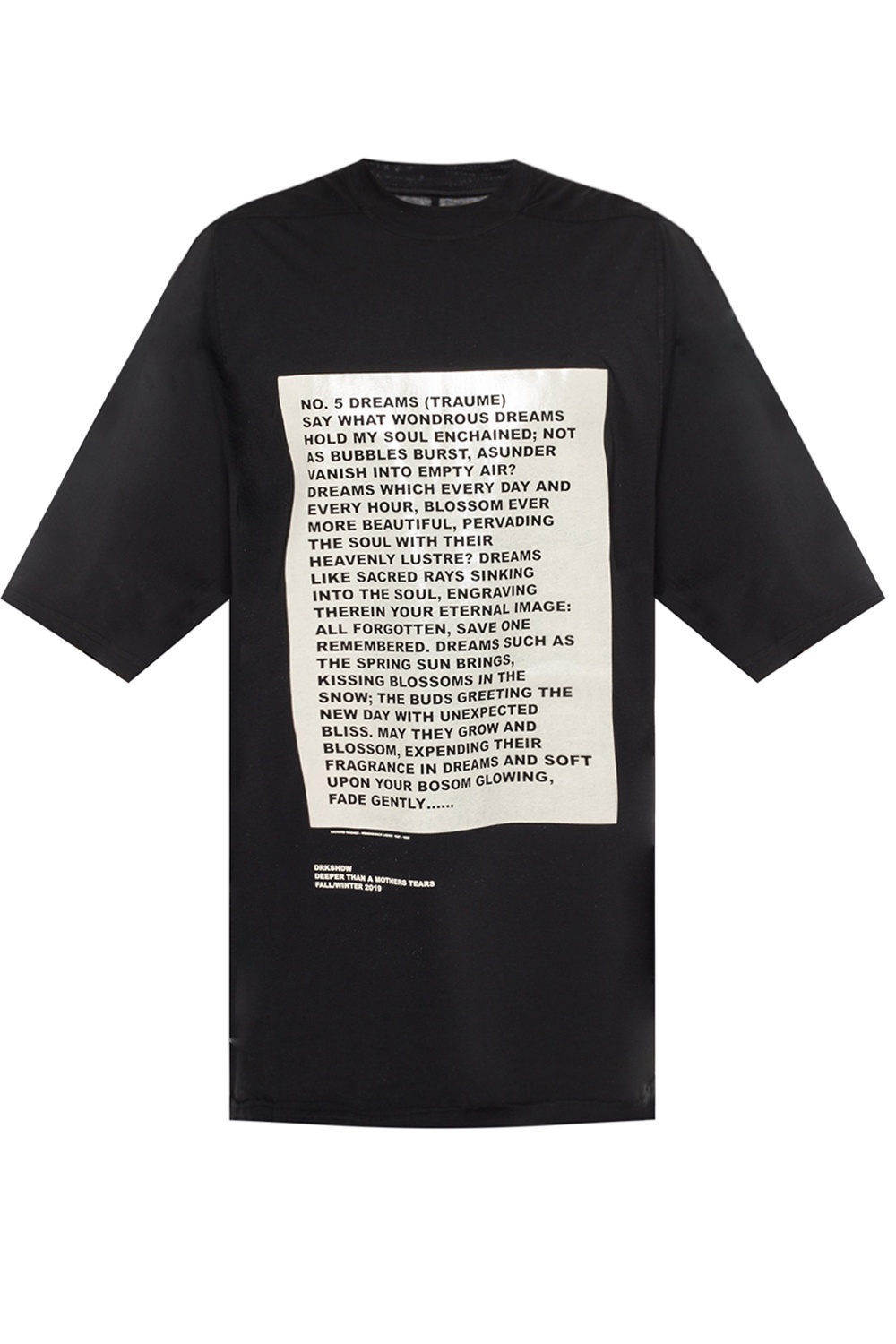 Rick Owens DRKSHDW Printed T-shirt | Men's Clothing | Vitkac